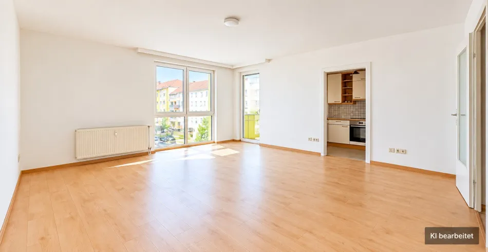 Helle 3-Zimmer-Wohnung mit Schlossbergblick & Tiefgarage - Titelbild