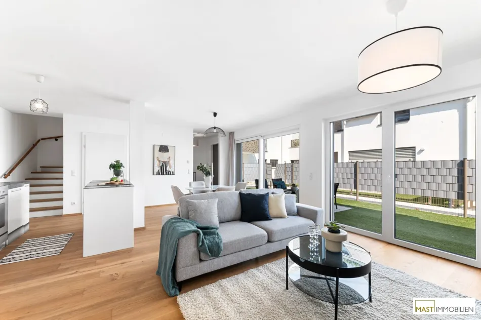 Großzügige 3-Zimmer-Maisonette mit Eigengarten & Geothermie | 1230 Wien - Titelbild