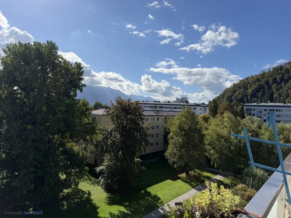 MIETE SALZBURG STADT - PARSCH: Helle 57 m² 2 Zimmer-Wohnung - inkl. 10 m² Süd-Loggia - Titelbild