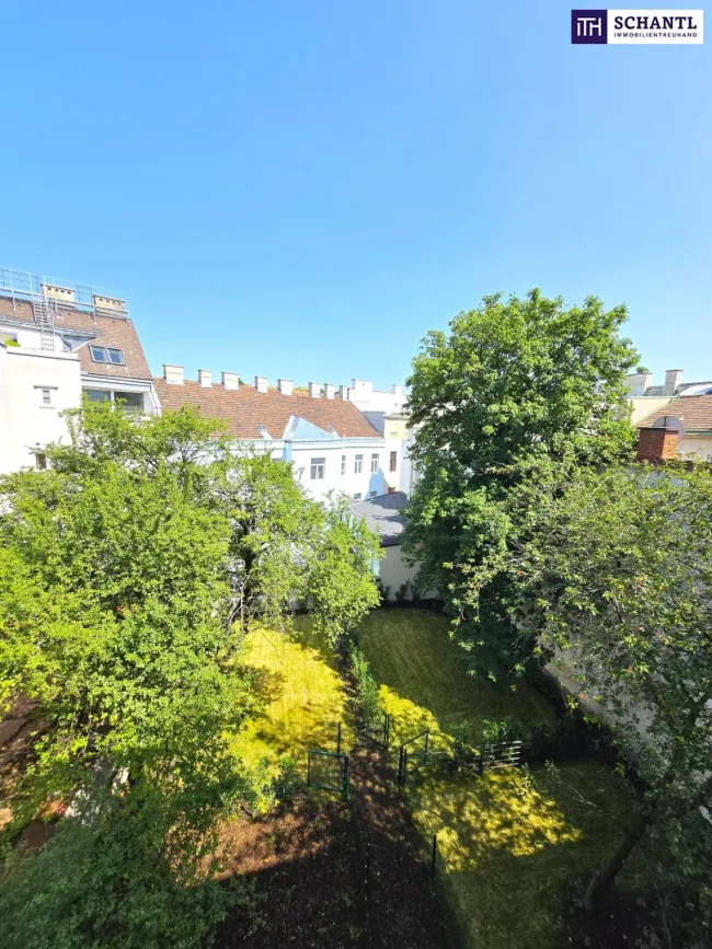 Neuer Preis! Grün soweit das Auge reicht - Ihr Ruhepol im 18.Bezirk! TOP saniert + Hofseitiger Balkon + Viel Grün + Viel Lebensqualität + Absolute Ruhelage + Ideale Raumaufteilung! Besser geht´s nicht! Nicht lange zögern... - Bild