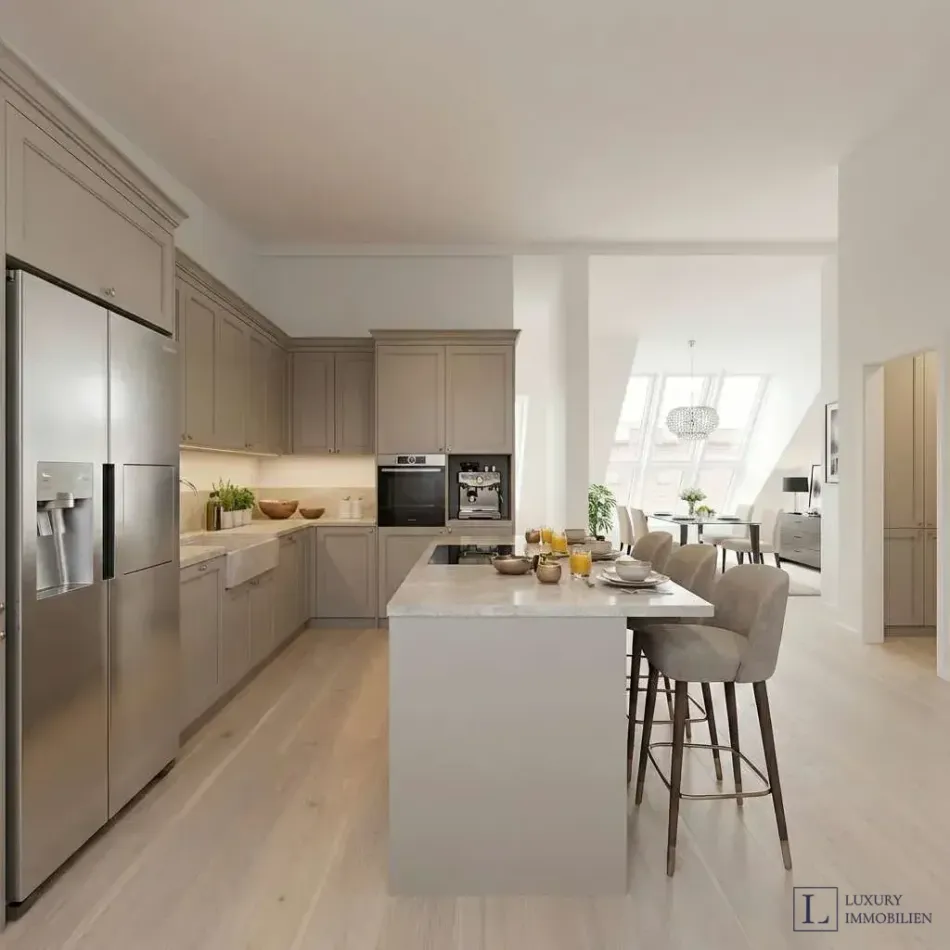 Penthouse in 1050 Wien – Lift direkt in die Wohnung, Terrasse mit Fernblick - Titelbild