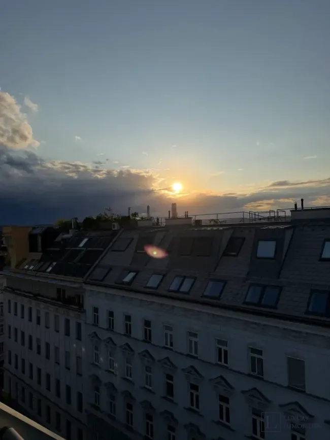 Penthouse in 1050 Wien – Lift direkt in die Wohnung, Terrasse mit Fernblick - Bild