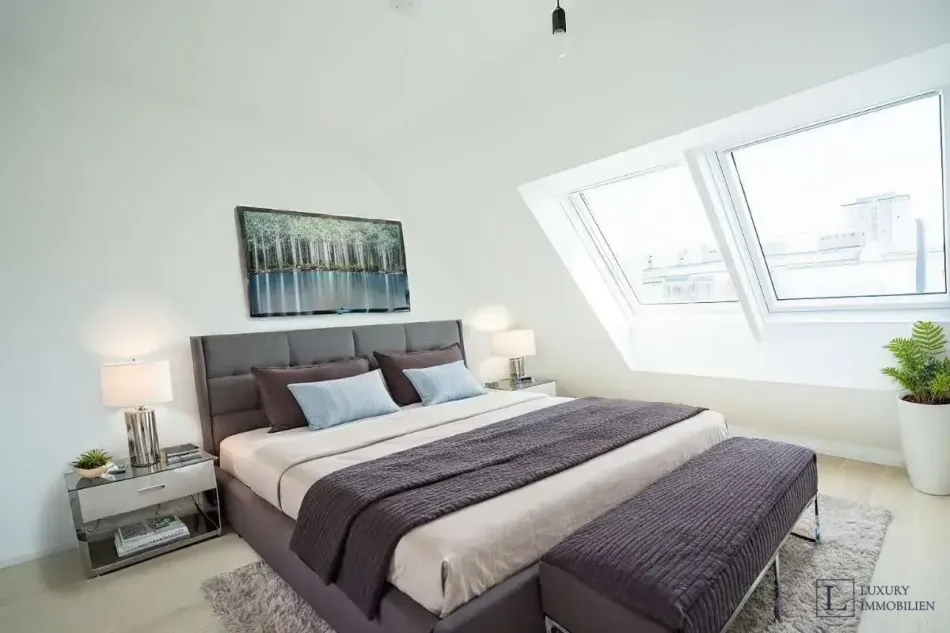 Penthouse in 1050 Wien – Lift direkt in die Wohnung, Terrasse mit Fernblick - Bild