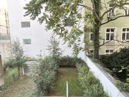 Blick auf den Eigengarten