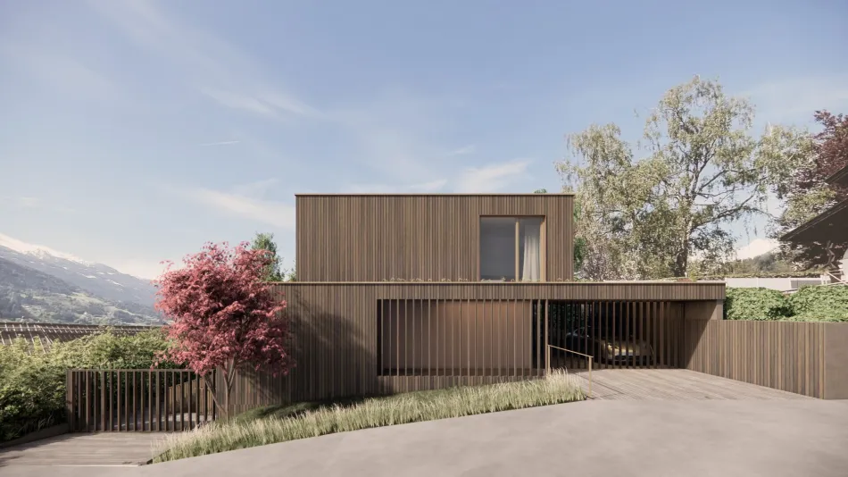 FRITZENS: HOCHWERTIGES ARCHITEKTENHAUS MIT 5 ZIMMERN & WEITBLICK – EINLIEGERWOHNUNG SEPARAT ERWERBBAR - Bild