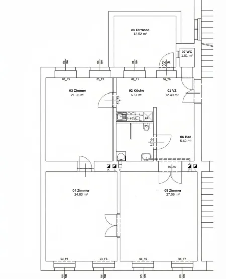 Grundriss Skizze