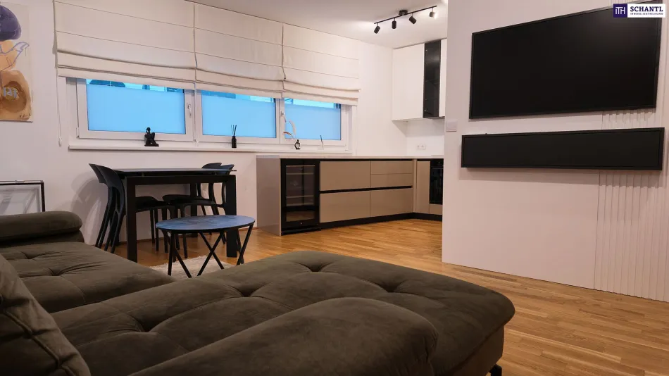 *NEUWERTIGE* vollmöblierte Dachgeschoss-OASE | über 100 m² Dach- & Gartenterrasse + Balkon | absolute Innenhof-Ruhelage - nahe Alte Donau - Bild