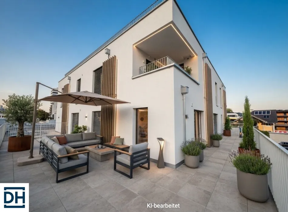 Beispiel Terrasse KI Visualisierung