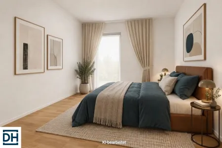 Schlafzimmer Beispiel KI generiert