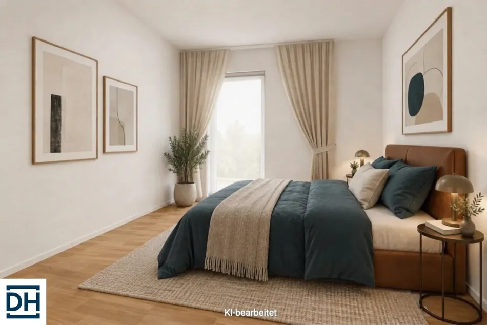Wohnzimmer Beispiel KI generiert