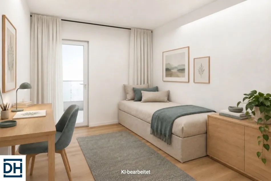 Wohnzimmer Beispiel KI generiert