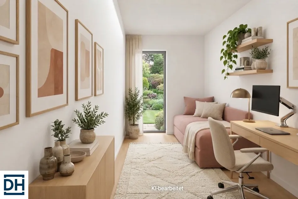 Wohnzimmer Beispiel KI Visualisierung