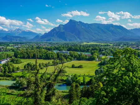 Blick auf Leopoldskron vom Festungsberg