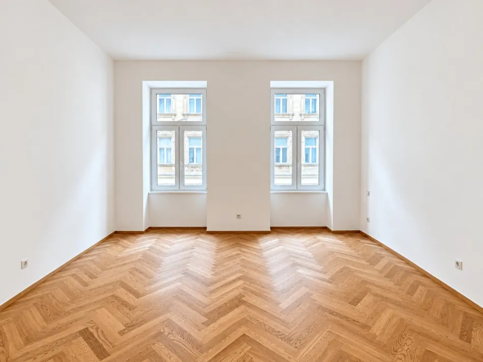 ***Erstbezug 3-Zimmer-Altbauwohnung mit Balkon in absoluter Ruhelage nahe Augarten*** - Bild