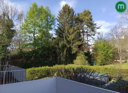 Blick vom Balkon
