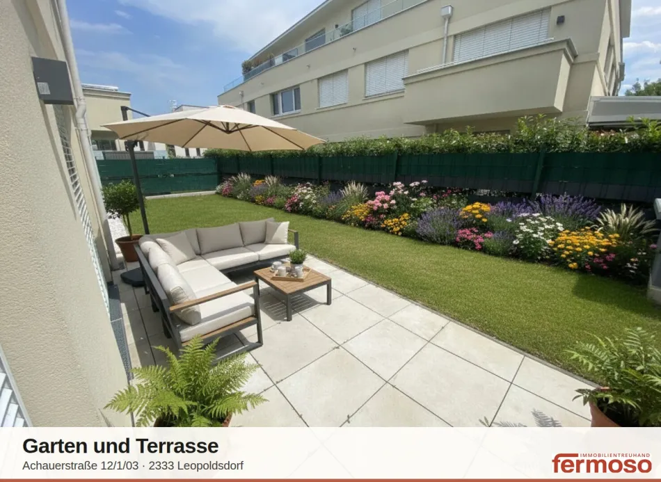Neuwertige 3-Zimmer-Wohnung mit großem Garten & Terrasse - Titelbild