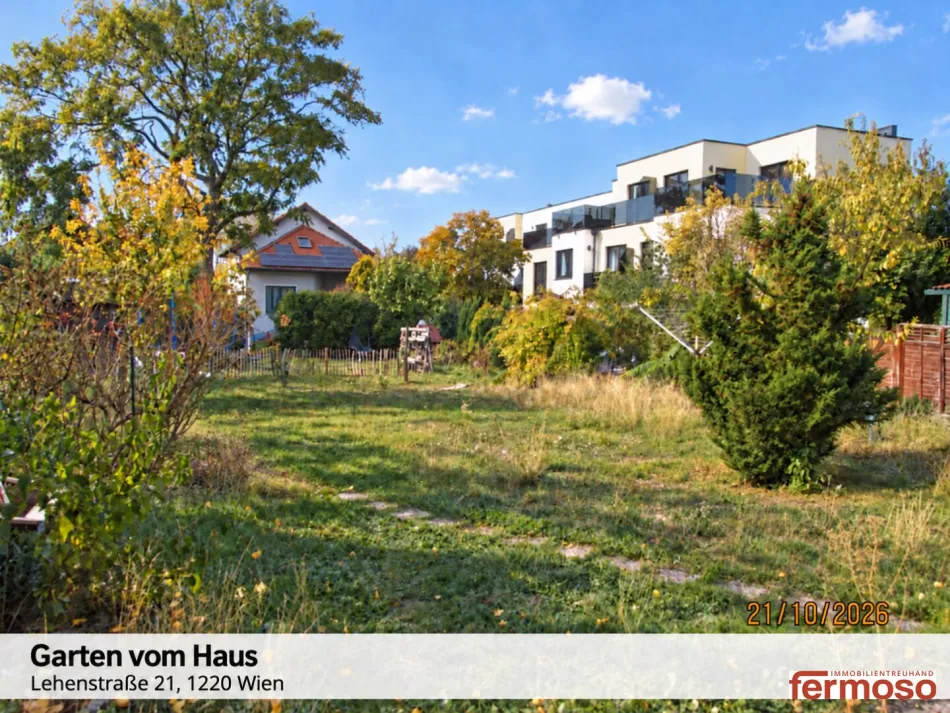 Familienglück in 1220 Wien: 7 Zimmer, Garten, Wintergarten & Garage um 750.000 € - Bild