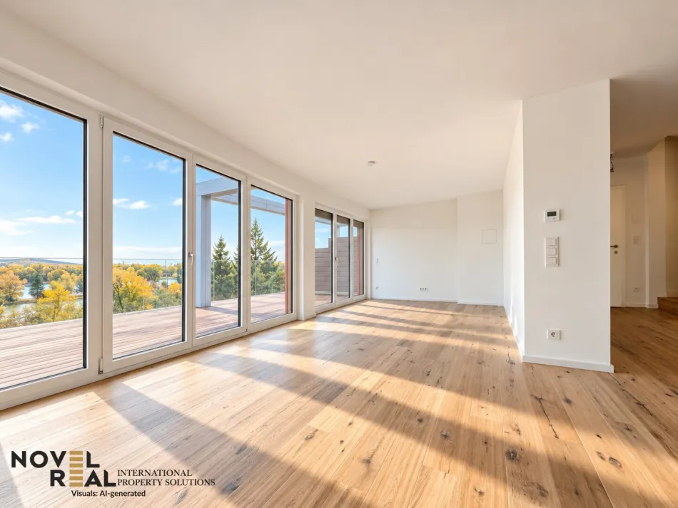 Luxus-Maisonette mit Dachterrasse – perfekt für Wohnen und repräsentative Büro/Praxis-Nutzung! - Bild