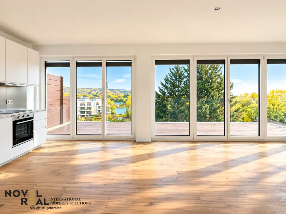 Lichtdurchflutetes 2-Zimmer Apartment mit Außenbereich im 19. Bezirk - Bild
