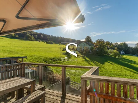Ausblick von der Terrasse
