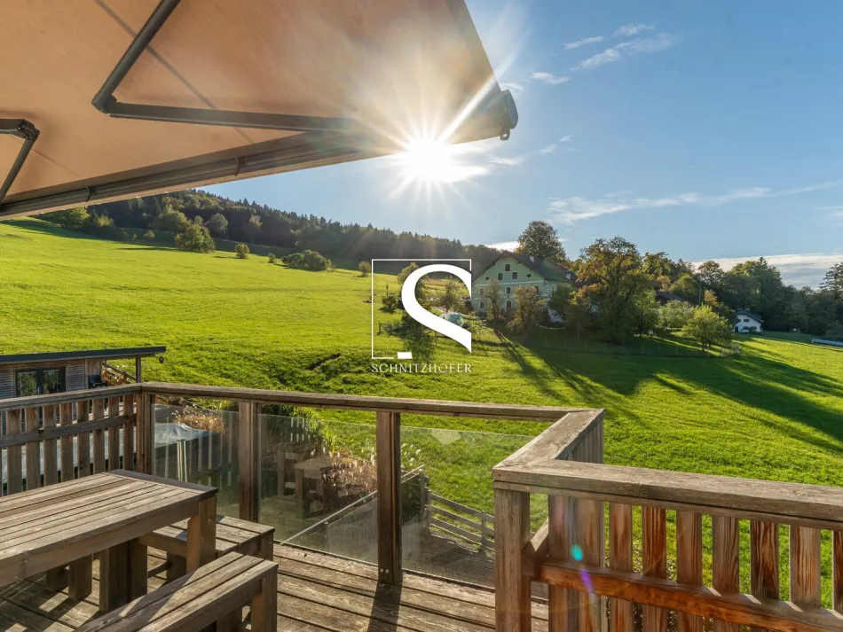 Ausblick von der Terrasse