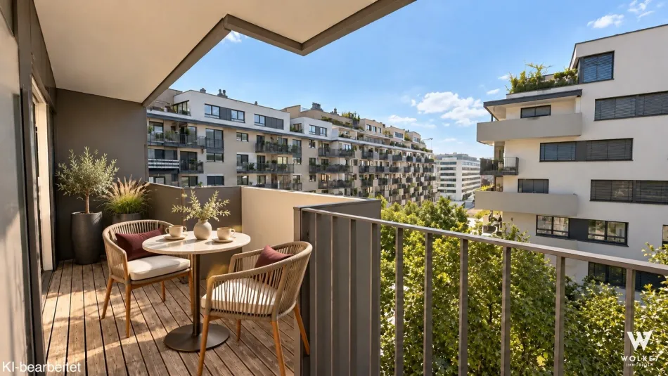 TRIENNA Living – 2-Zimmer-Wohnung im Zweitbezug mit ca. 10 m² Loggia im 3. Bezirk - Titelbild