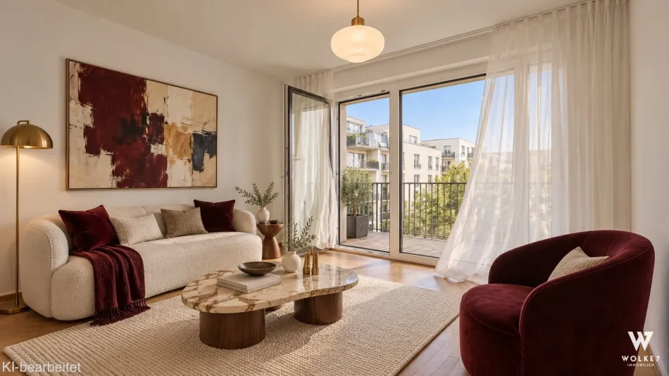 TRIENNA Living – 2-Zimmer-Wohnung im Zweitbezug mit ca. 10 m² Loggia im 3. Bezirk - Bild