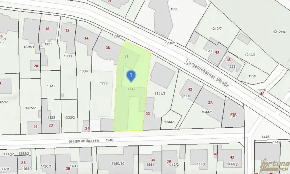 Baugrund mit zwei Straßenfronten in Tulln – 965 m², teilbar, ideal für Neubau - Bild
