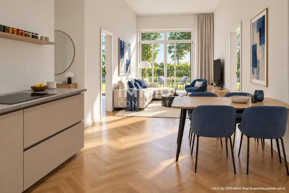 5 Zimmer-Gartenhit: Neubau-Erstbezug mit viel Flexibilität & Annehmlichkeiten (Gemeinschaftsterrasse, Eventküche, Gästelounge usw.) - Bild