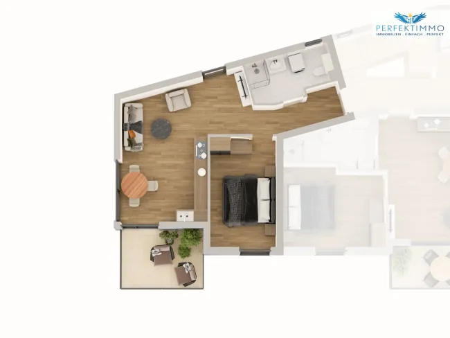 Stilvolle Neubauwohnung mit großem Südwestbalkon - Titelbild