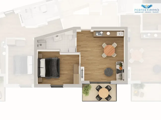 Großzügige 2-Zimmer-Wohnung Top 5 im Neubau - Titelbild