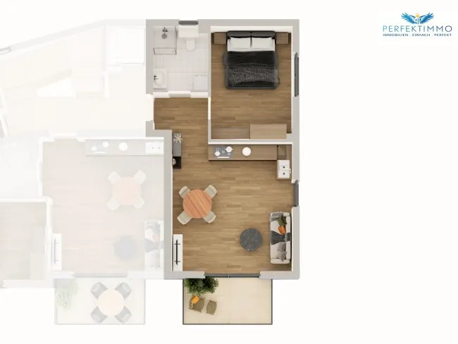 Helle 2-Zimmer-Neubauwohnung mit Balkon in Hall i. T. - Titelbild