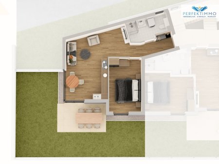 Moderne Gartenwohnung Top 3 mit sonniger Terrasse im Neubau