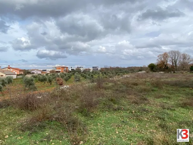 K3 - Vodnjan - teilbares, aufgeschlossenes Baugrundstück mit MEERBLICK - Bild