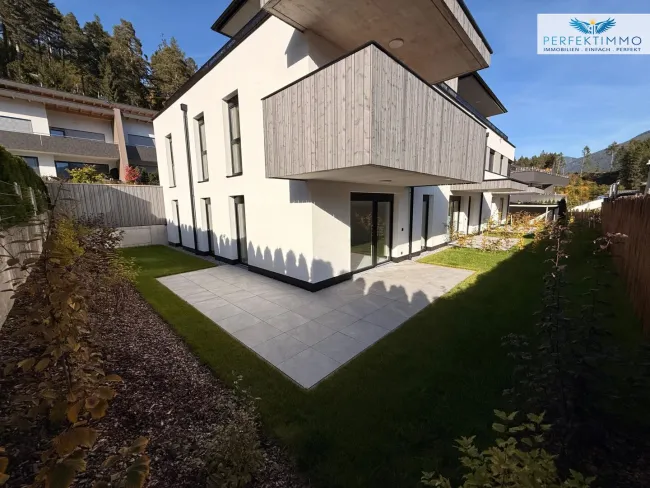 Neubau: 3-Zimmer-Wohnung mit Terrasse und Garten Top 3 - Bild
