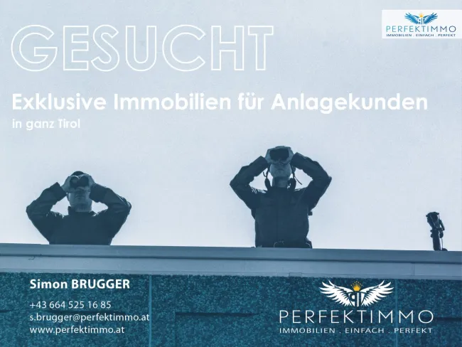 Exklusive Immobilien für Anlagekunden gesucht - Titelbild