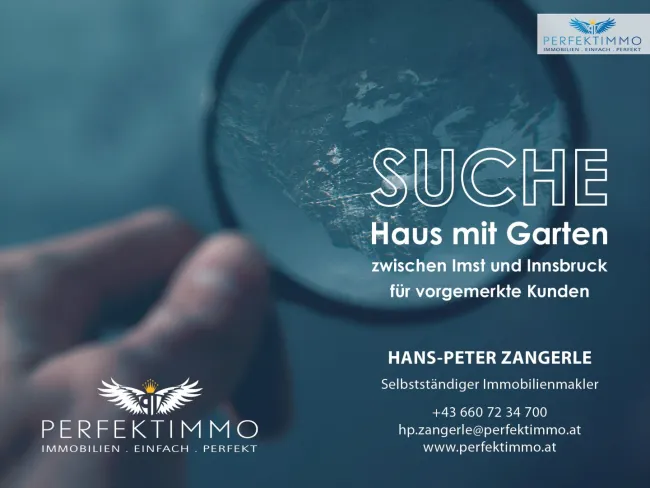 Suche Haus mit Garten für vorgemerkte Kunden - Titelbild