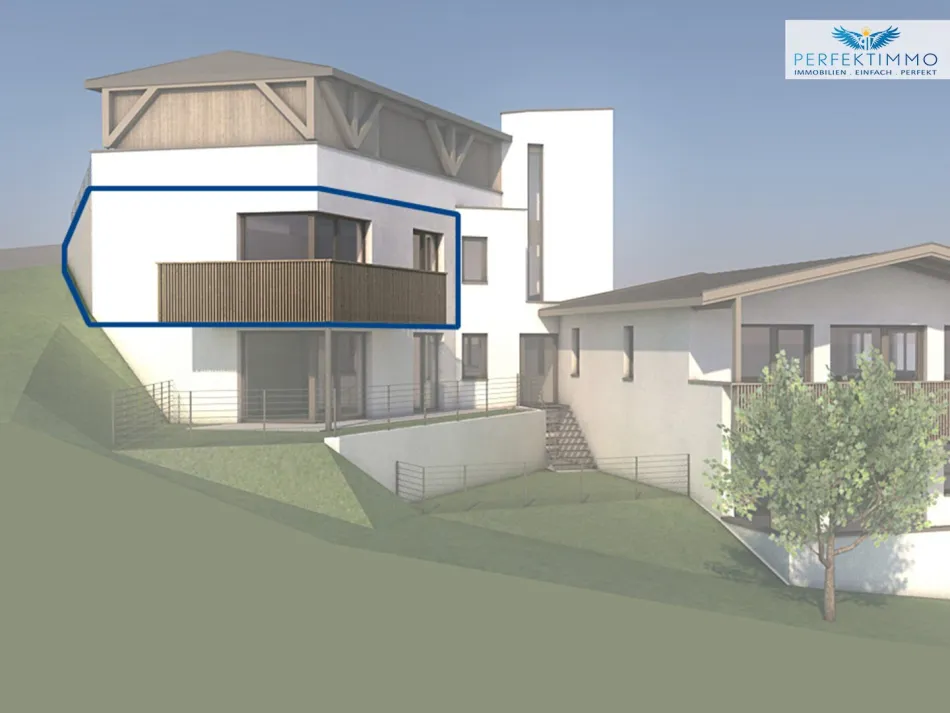 Neubau: Wohnen mit Rifflerblick - 2-Zimmer-Wohnung Top 7 - wohnbaugefördert! - Bild