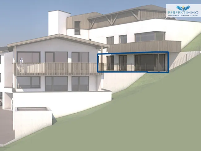 Neubau: Wohnen mit Rifflerblick - Gartenwohnung Top 6 - Bild