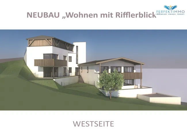 Neubau: Wohnen mit Rifflerblick - Gartenwohnung Top 5 - Bild