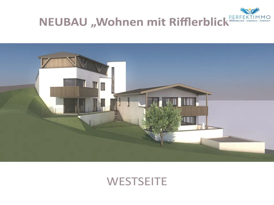 Neubau: Wohnen mit Rifflerblick - Gartenwohnung Top 5 - wohnbaugefördert! - Bild