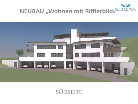 Neubau: Wohnen mit Rifflerblick - Terrassenwohnung Top 1 - wohnbaugefördert!