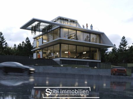 Preisreduzierung! Architekturjuwel mit Ausblick am Ölberg - Einmalig & Baubewilligt