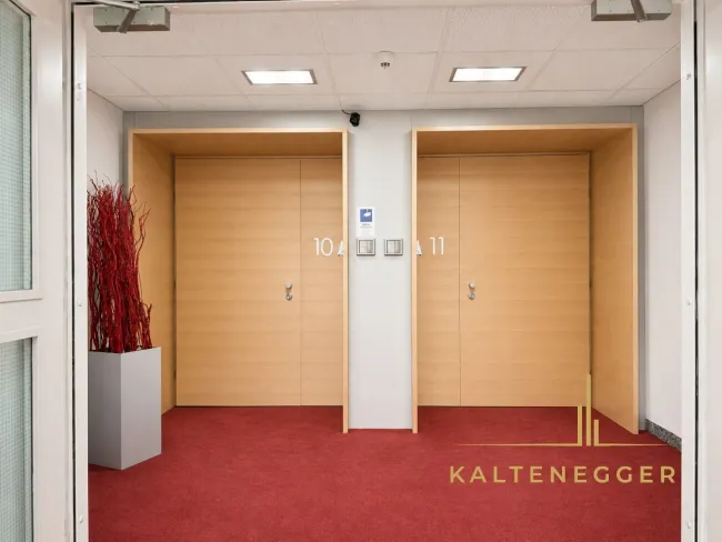 Bereich vor dem Büroeingang - rechtes Büro ist Top 11
