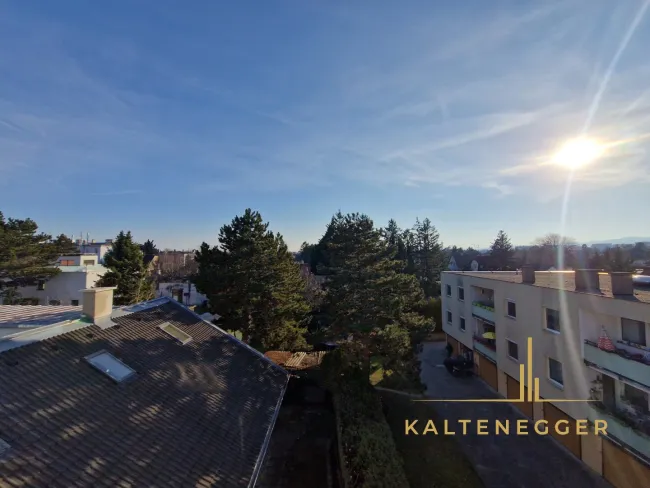 Fernblick von der uneinsehbaren Terrasse aus