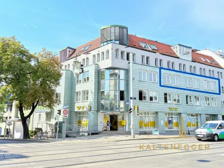 Wohnung im 2. Stock eingezeichnet