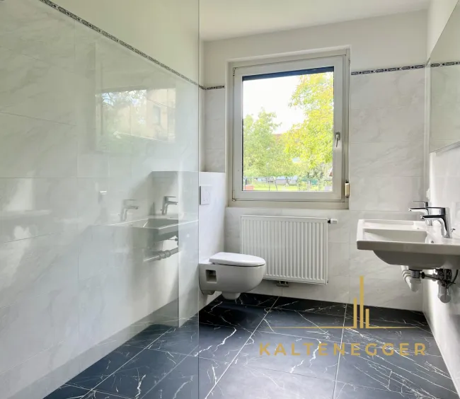 Bad mit Wc und Dusche hinteres Gebäude