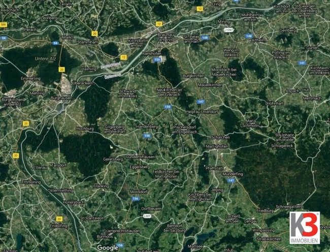Grünland in OÖ/Innviertel, vielleicht zur Neugründung einer Landwirtschaft - Titelbild