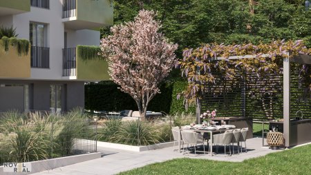 Exklusive Gartenwohnung mit exklusiven Highlight! Pool im Gemeinschaftsgarten! Nahe Lainzer Tiergarten - Erstbezug