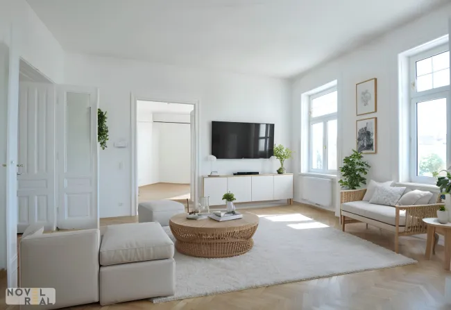 Gepflegtes Wohnen mit viel Platz - 4 Zimmer Etagenwohnung mit Loggia in zentraler Lage - Titelbild